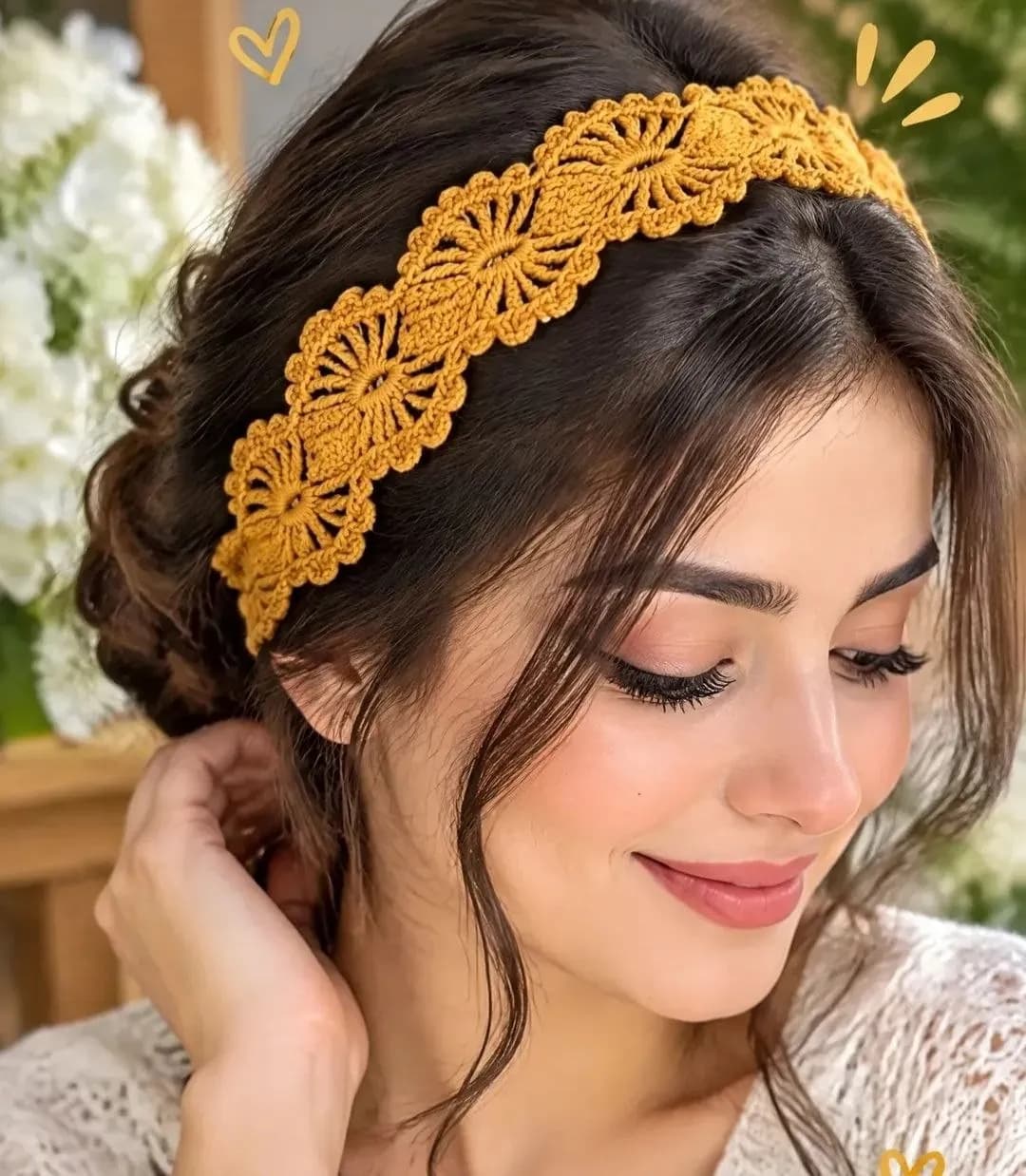 هدبند قلاب‌بافی