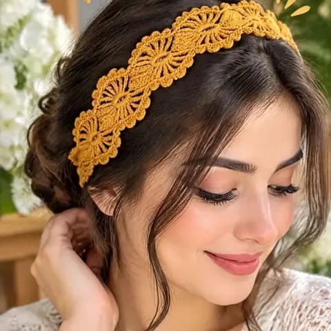 هدبند قلاب‌بافی